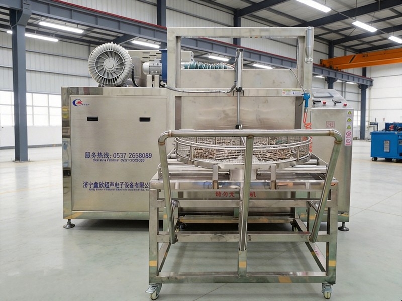 清洗螺栓螺母旋轉(zhuǎn)高壓噴淋清洗機